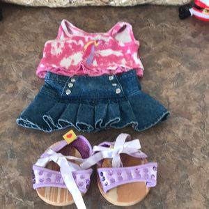 Build a Bear vintage matching outfit